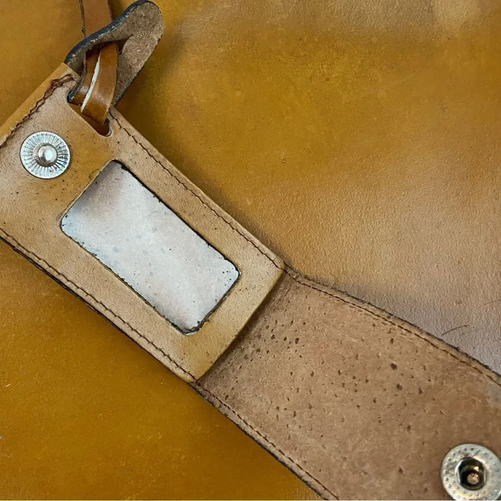 Ambassador Men’s Unisex Vintage Briefcase Chestnut CorpCore Business Organizer‎
